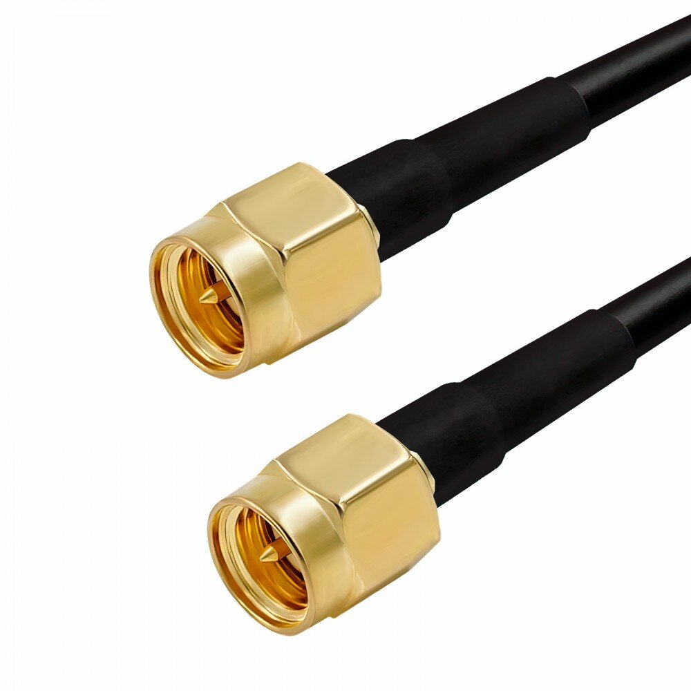 Кабельная сборка SMA-male - SMA-male 1 м. кабель 5D-FB CCA