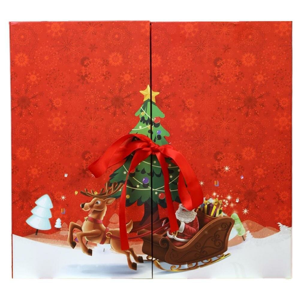 Рождественская подарочная коробка с календарем обратного отсчета