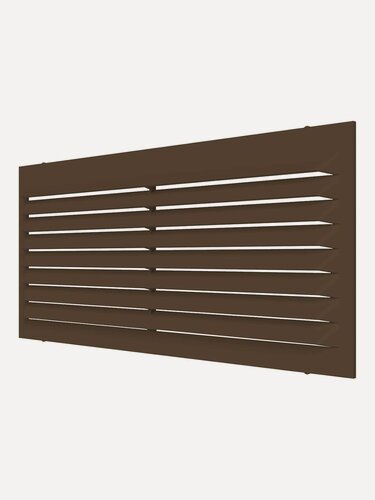 Изображение товара Вентиляционная решётка ERA 1708С, пластик, антимоскитная, коричневая, 81x171 см