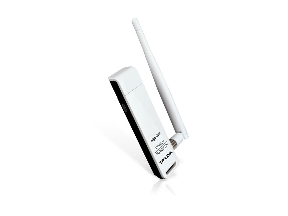 TP-Link TL-WN722N Беспроводной USB адаптер 150 Мбит/с с высокой мощностью сигнала