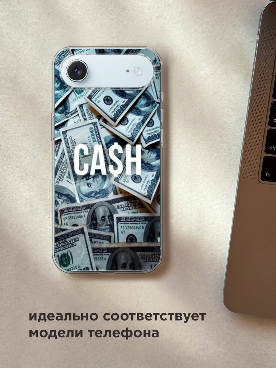Силиконовый чехол на Apple iPhone Air / Айфон Айр с принтом "Cash" — фото 1