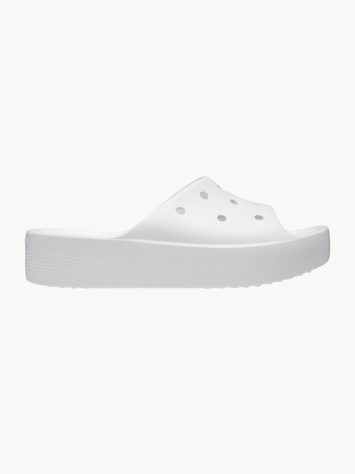 Шлёпанцы Crocs Classic Platform Slide, , размер W9 US, белый,