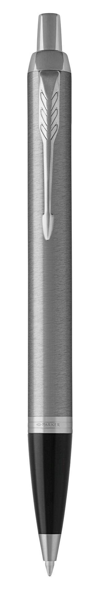 Ручка шариков. Parker IM Core (2150841) Stainless Steel CT M черн. черн. подар. кор. европод.