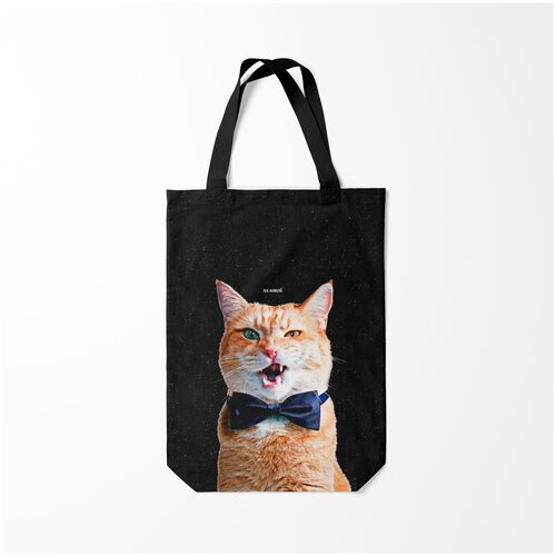 фото Сумка-шоппер / 31х42 см / тренды / трендовые надписи ля какой burnettie