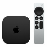 Apple ТВ-приставка Apple TV 4K Wi-Fi + Ethernet 128GB 2022 Black черная MN893