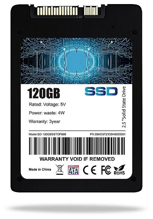 Жесткий диск KISSIN 2.5. SSD 120gb