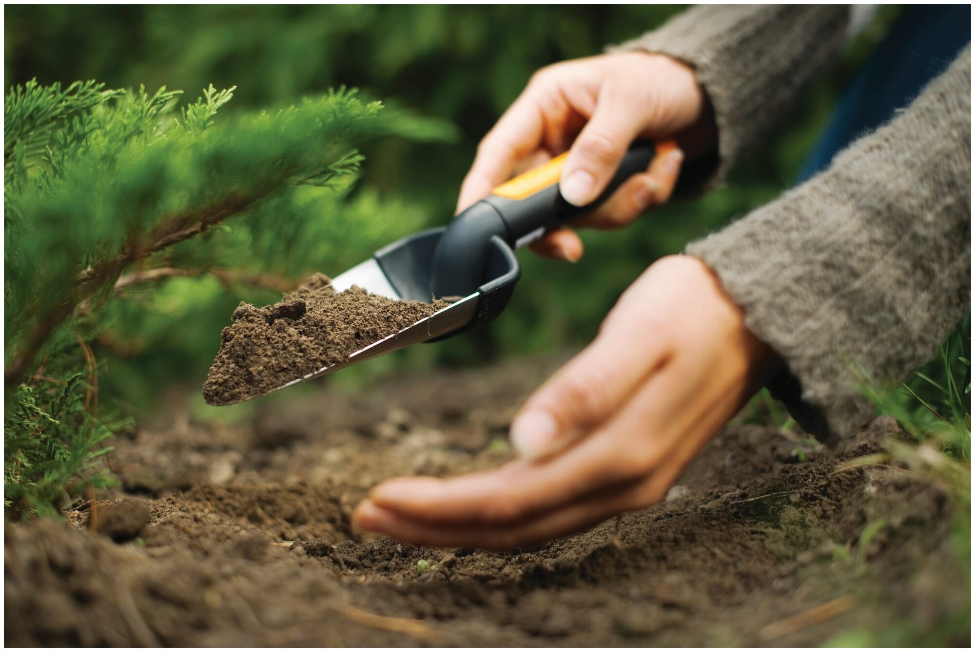 Совок садовый с металлическим лезвием FISKARS (137200/1000726) - фотография № 12