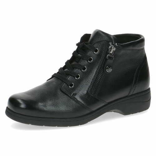 фото Ботинки caprice, демисезонные,натуральная кожа, полнота h, размер 39 ru, черный