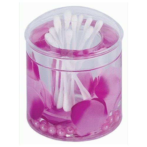 Стакан для ватных палочек Фиолетовые лепестки A8823_w46 Аквалиния