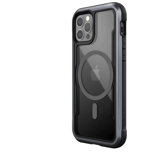 Чехол Raptic Shield Pro Magnet для iPhone 12/12 Pro Чёрный