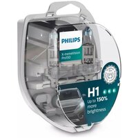 PHILIPS 12258XVPS2 Лампа галогенная H1 12V 55W+150% PHILIPS X-treme Vision Pro150 увелич. срок службы (2 шт.)