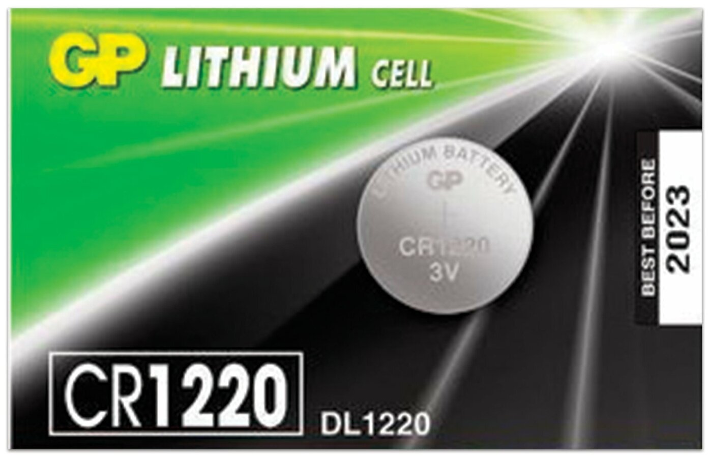 Элемент питания GP Lithium GPCR1220-7CR5 CR1220 BL5 арт.01157 (5 шт.)