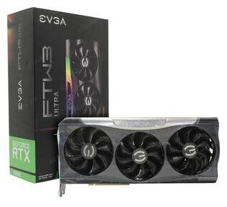 EVGA Видеокарта EVGA GeForce RTX 3080 FTW3 ULTRA GAMING 10GB #10G-P5-3897-KL