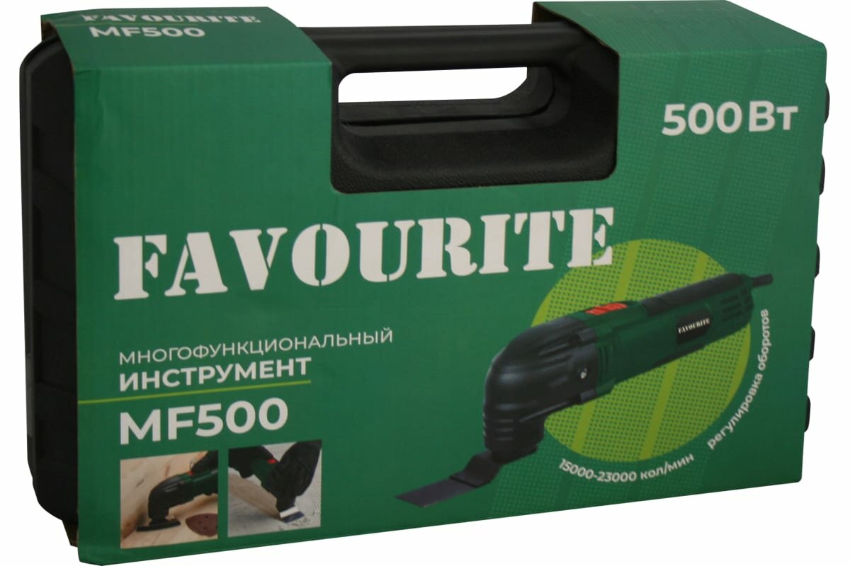 Многофункциональный инструмент Favourite, MF500, 500 Вт, 23000 кол/мин, 3 насадки - фотография № 13