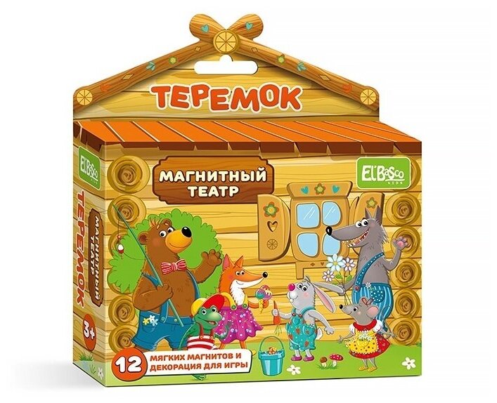 Магнитный театр El BascoToys "Теремок" 12 мягкий магнитов (ET05-001)