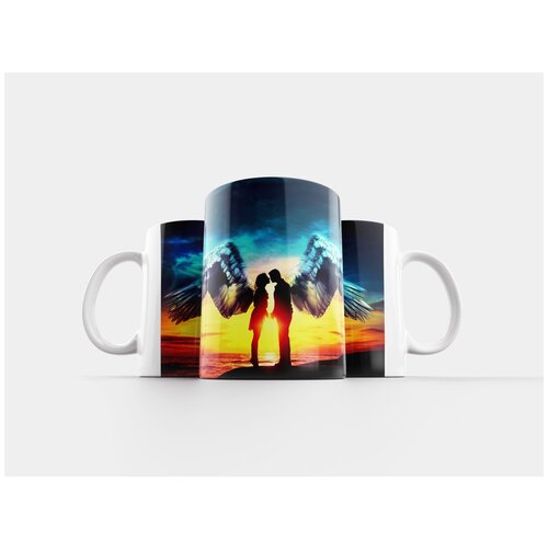 фото Кружка "ангелы, пара, любовь" 320 мл lotsprints