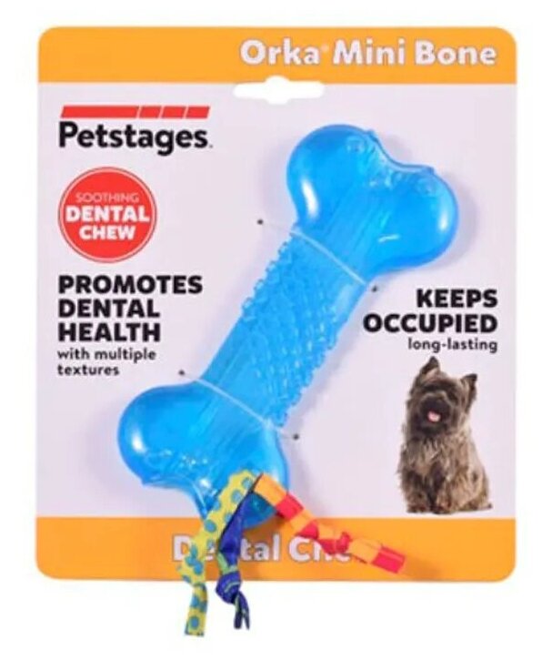 Petstages игрушка для собак Mini "орка косточка" 10 см - фотография № 8