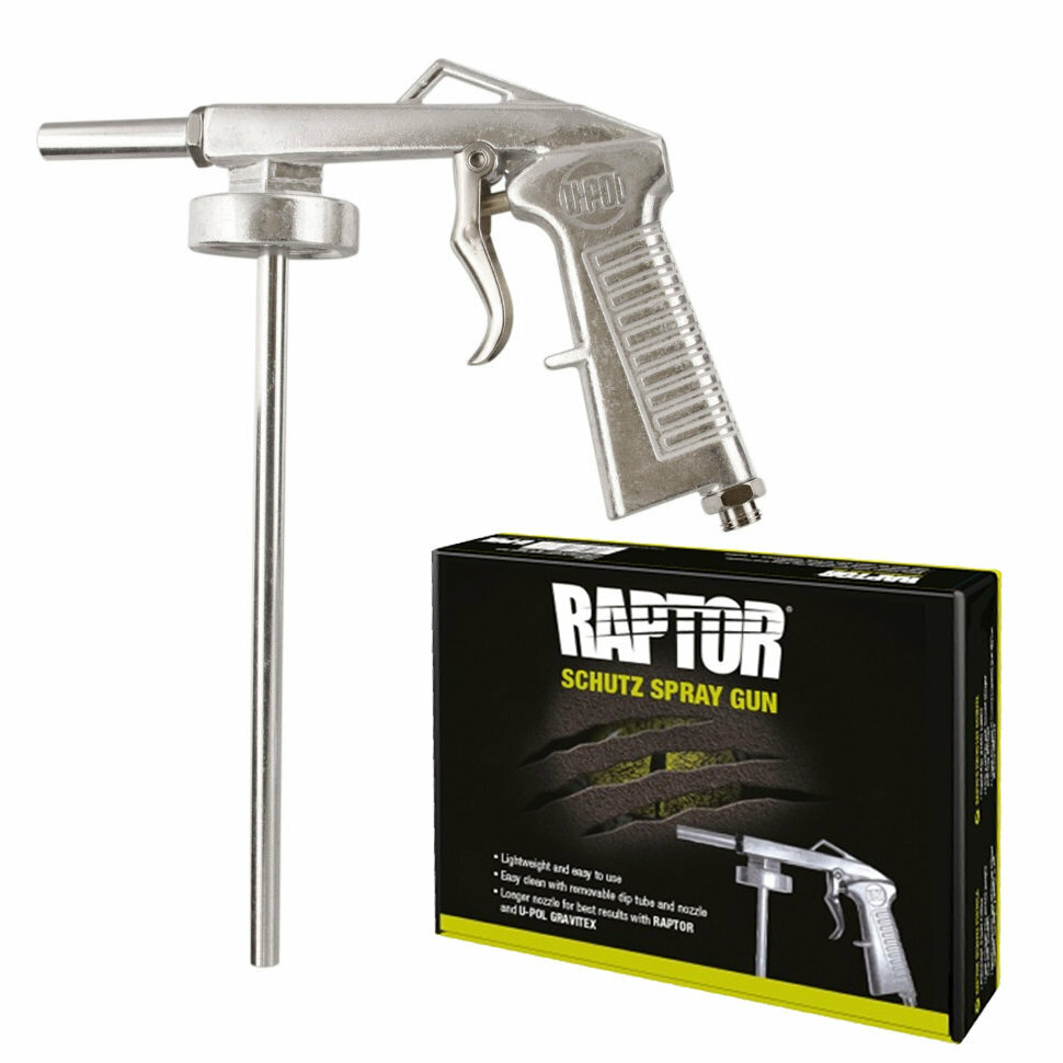 U-POL GUN/1 Пистолет для нанесения GRAVITEX и RAPTOR - фотография № 3