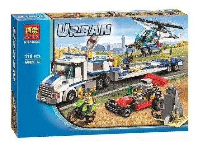Конструктор Сити Полиция Cities 409 деталей