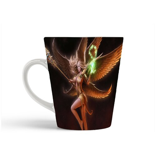 фото Кружка-латте coolpodarok juggernaut магическая сфера крылья ангел