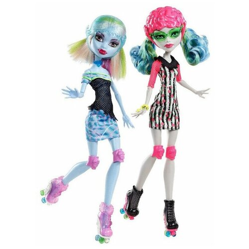 фото Набор кукол monster high убойный роликовый лабиринт эбби боминейбл и гулия йелпс, 26 см, x4513