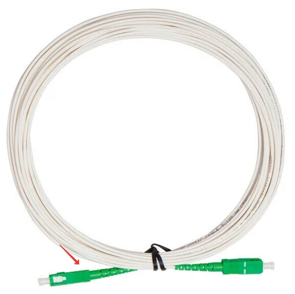 Патч-корд оптический SC/APC-SC/APC 12 метров, одномодовый (singlemode, sm) optic patch cord