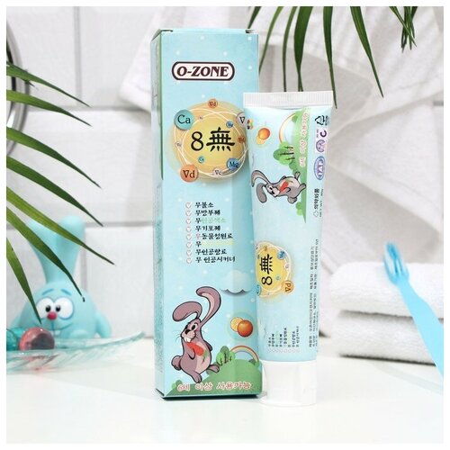 Зубная детская паста Ozone, апельсин, 6+, 60 г