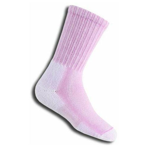 Носки Thorlos, размер 27, розовый, белый