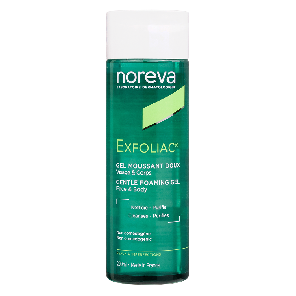 Noreva Exfoliac Мягкий очищающий гель для лица и тела 200 мл 1 шт