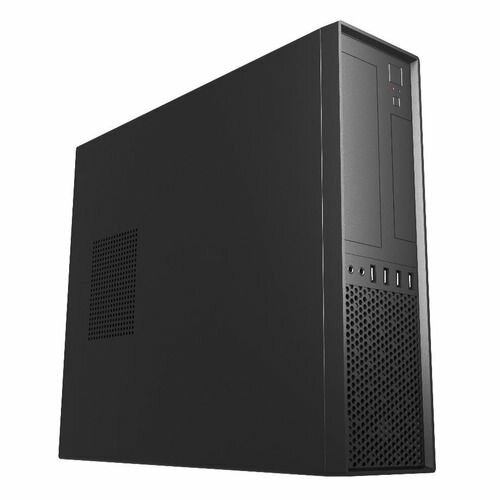 Корпус mATX Formula S1302B, Slim-Tower, без БП, черный