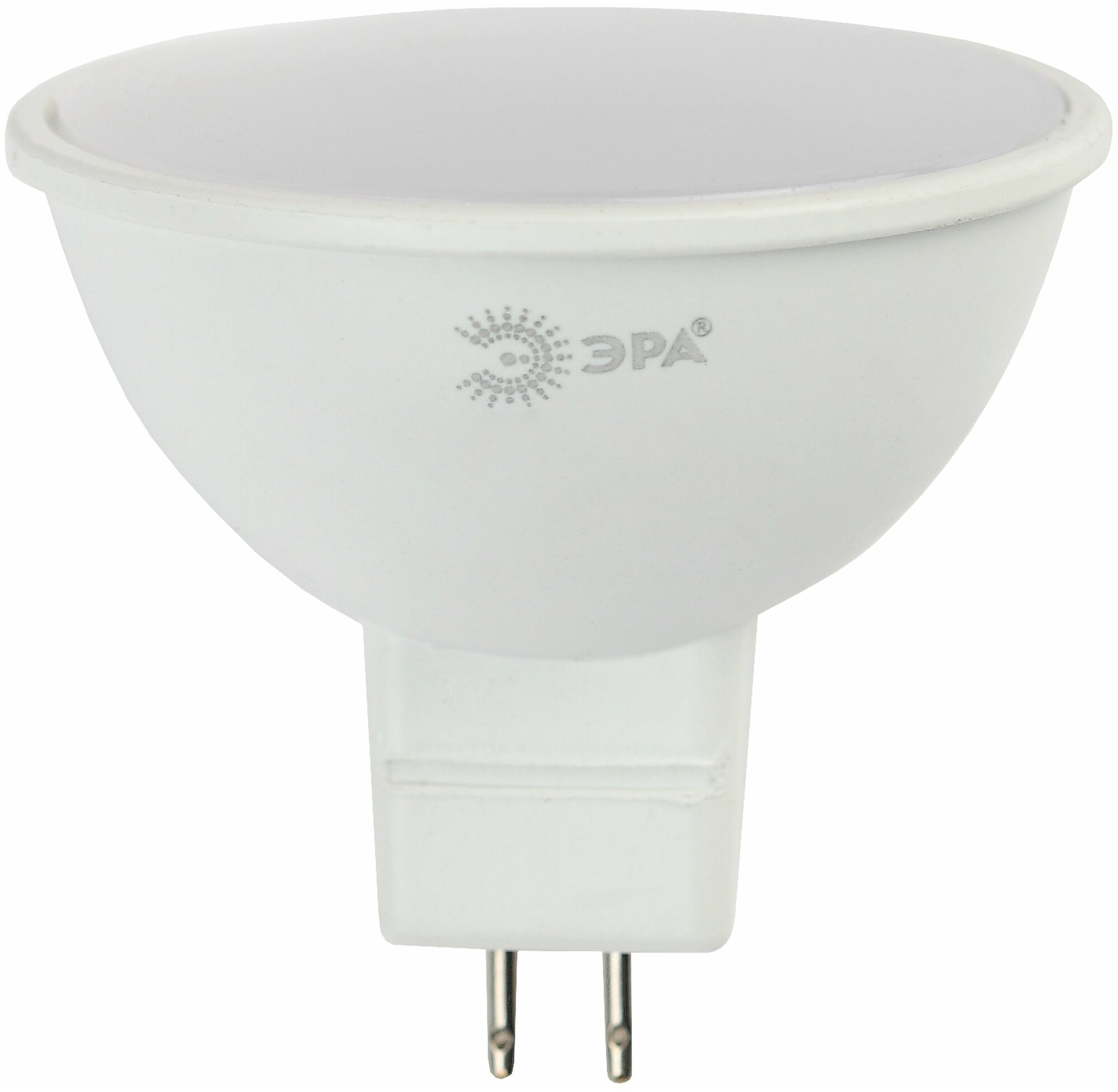 Лампочка ЭРА LED MR16-8W-12V-860-GU5.3, Холодный белый свет, 8 Вт, Светодиодная, 1 шт.