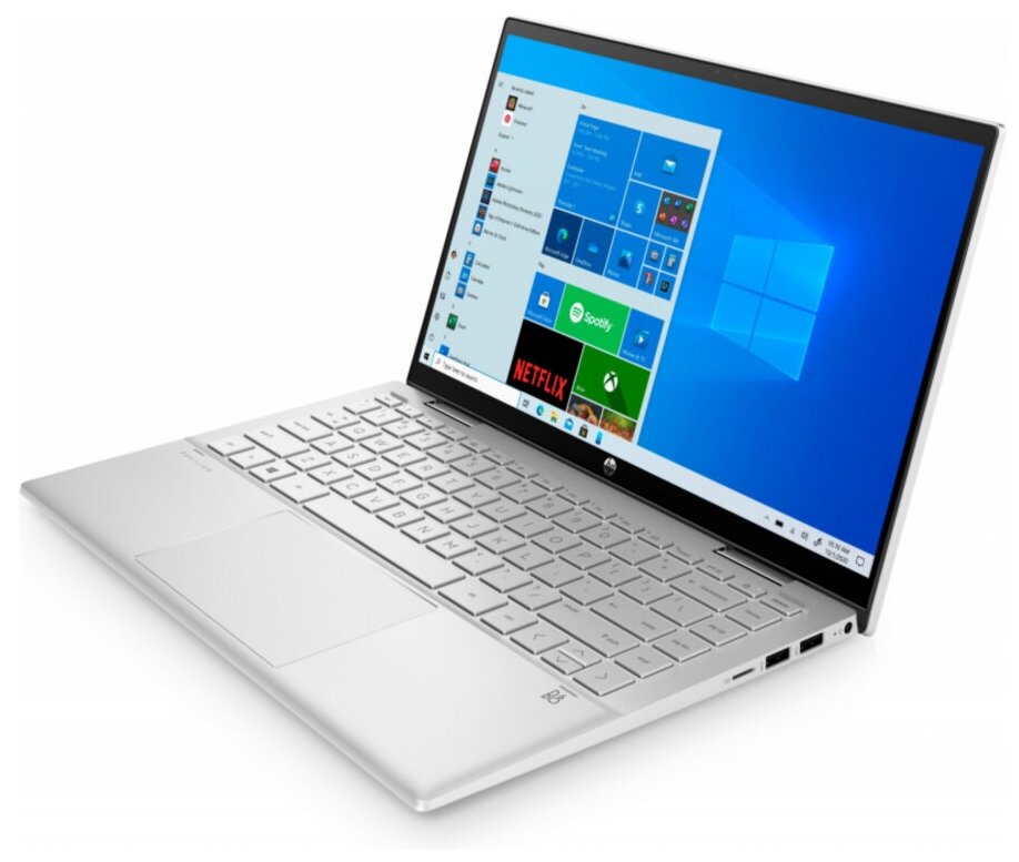 Ноутбук 14 IPS FHD Touch HP Pavilion x360 14-dy0007ur silver Core i3 1125G48Gb512Gb SSDVGA intW10 3B3Q8EA