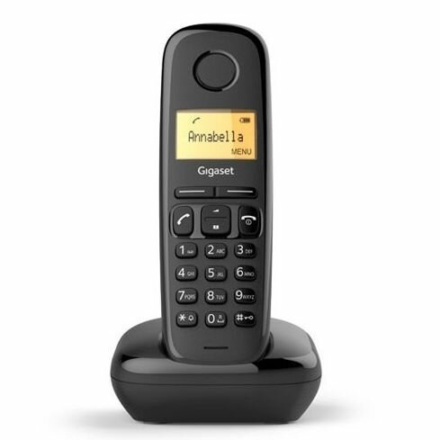 GIGASET Радиотелефон DECT Gigaset A170, АОН, Caller ID, ускоренный набор, 50 номеров, ECO, черный