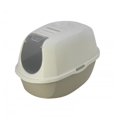 Moderna Туалет-домик SmartCat с угольным фильтром, 54х40х41см, теплый серый (RECYCLED Smart cat) | Smart cat, 1,2 кг