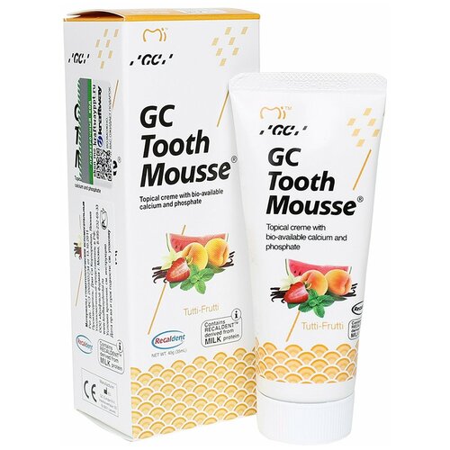 Реминерализирующий гель GC Tooth Mousse Тус Мусс Мультифрукт 40г.
