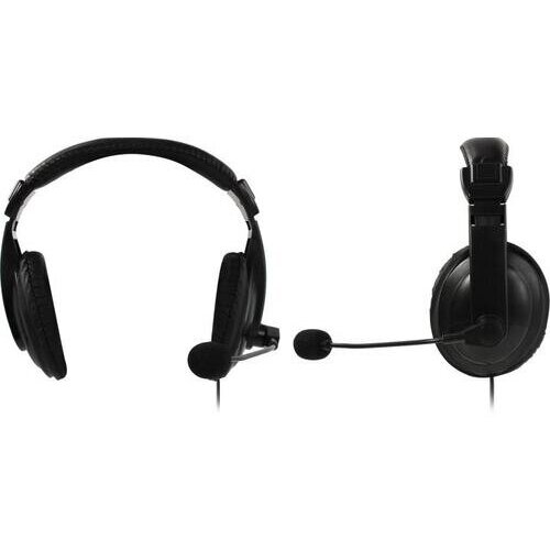 Наушники с микрофоном Perfeo 4TALK шнур 12м с регулятором громкости 152800₽