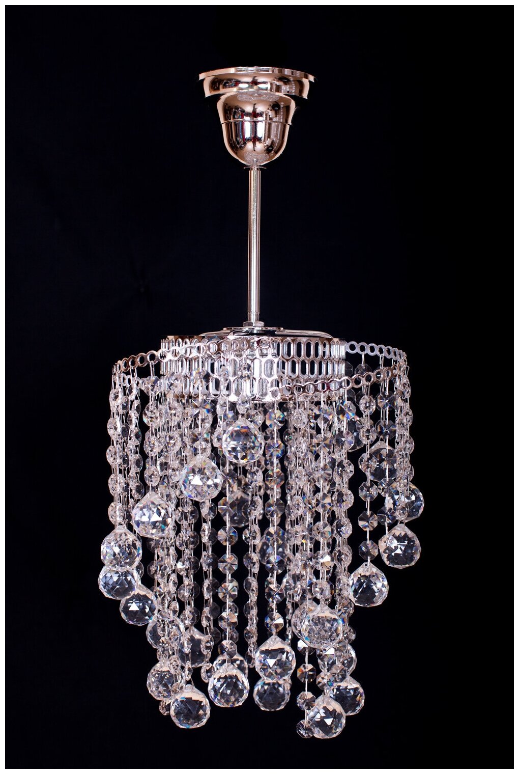 фото Хрустальная люстра "Вектор Шар"