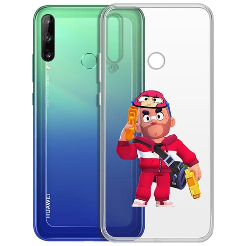 фото Чехол-накладка clear case brawl stars-красавчик кольт для huawei p40 lite e/y7p/honor 9c krutoff group