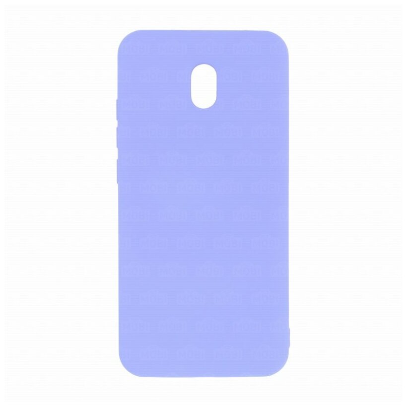 Силиконовый чехол Silicone Case для Xiaomi Redmi 8A, сиреневый