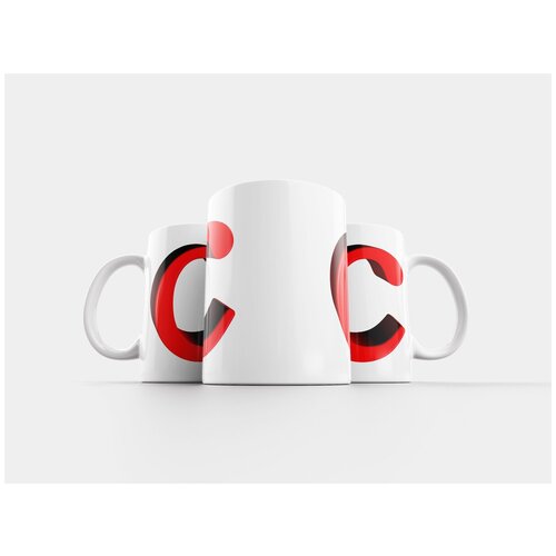 фото Кружка "письмо, алфавит, шрифт" 320 мл lotsprints