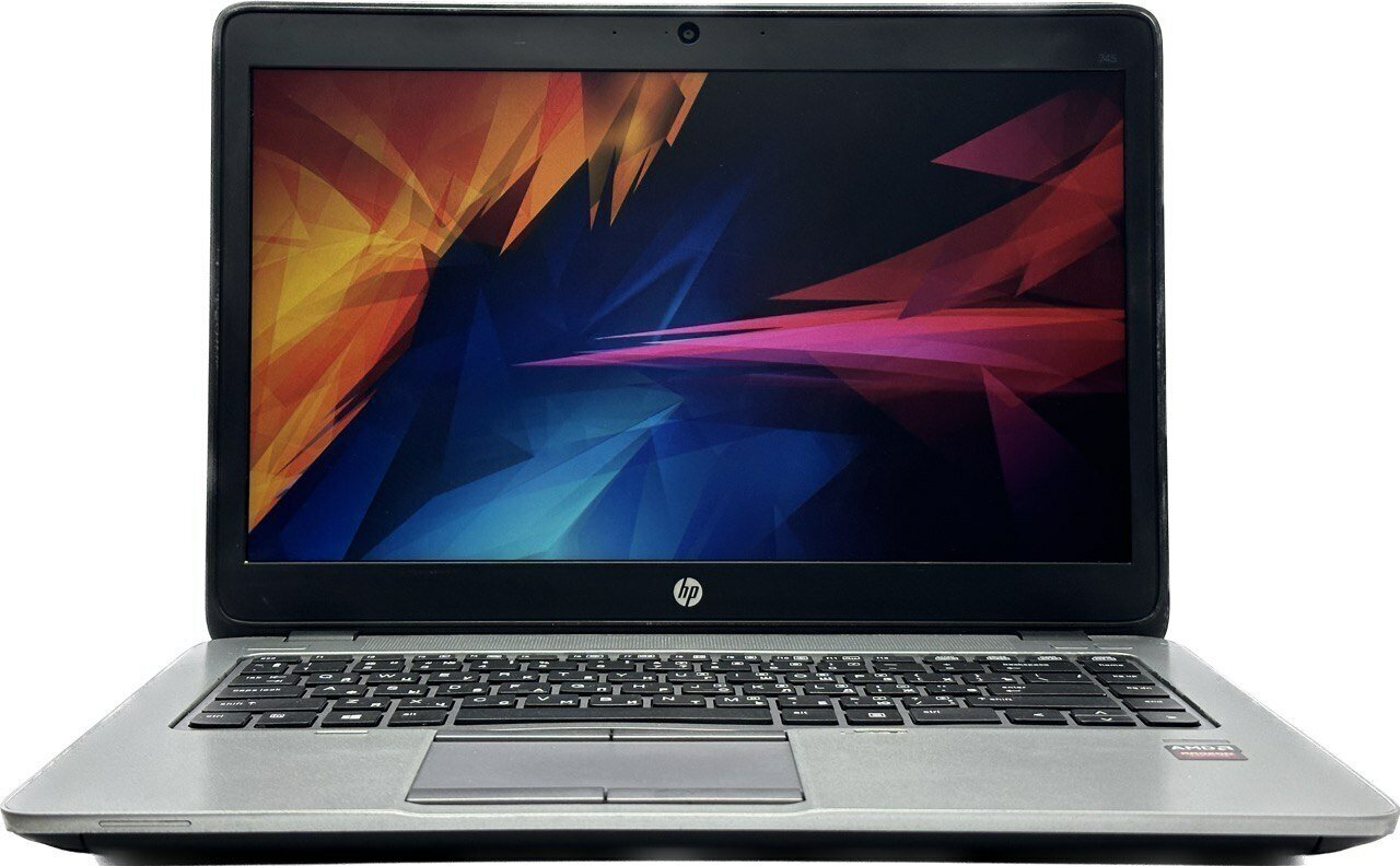 14" Уценённый ноутбук HP EliteBook 745 G2 A10 (1366x768, AMD A10 Pro-7350B, RAM 4ГБ, SSD 128ГБ, AMD Radeon R6, Win 10Pro)