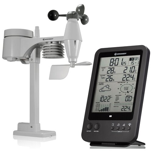 Погодная станция Bresser с наружным датчиком 5-в-1 черный 1079000₽