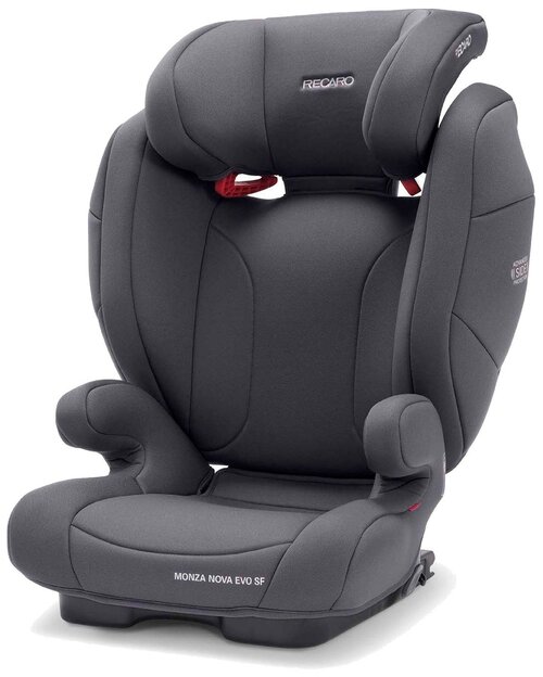 Автокресло группа 2/3 (15-36 кг) Recaro Monza Nova Evo Seatfix, Simply Grey