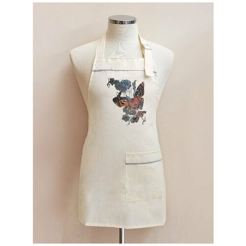 Фартук тканевый Tiger roses La villa (кремовый), Универсальный