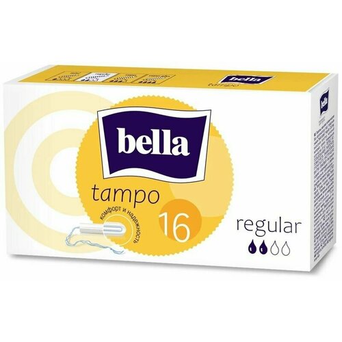 Тампоны Bella Premium Comfort Regular Easy Twist, 16 шт.