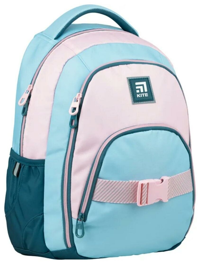 фото Школьный подростковый рюкзак с ортопедической спинкой Kite Education K22-905M, грудная стяжка