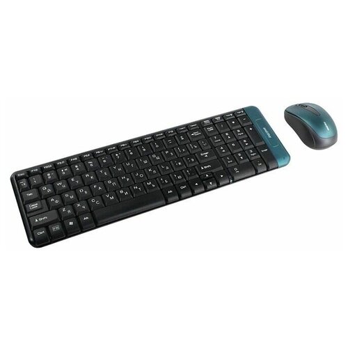 Мультимедийный комплект клавиатура+мышь Smartbuy черно-бирюзовый