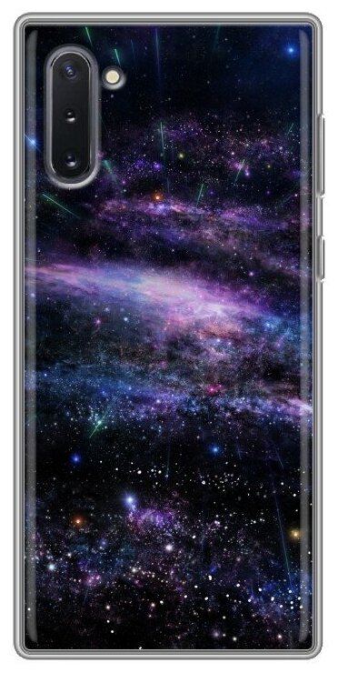 Дизайнерский силиконовый чехол для Самсунг Гэлакси Ноут 10 / Samsung Galaxy Note 10 Звезды