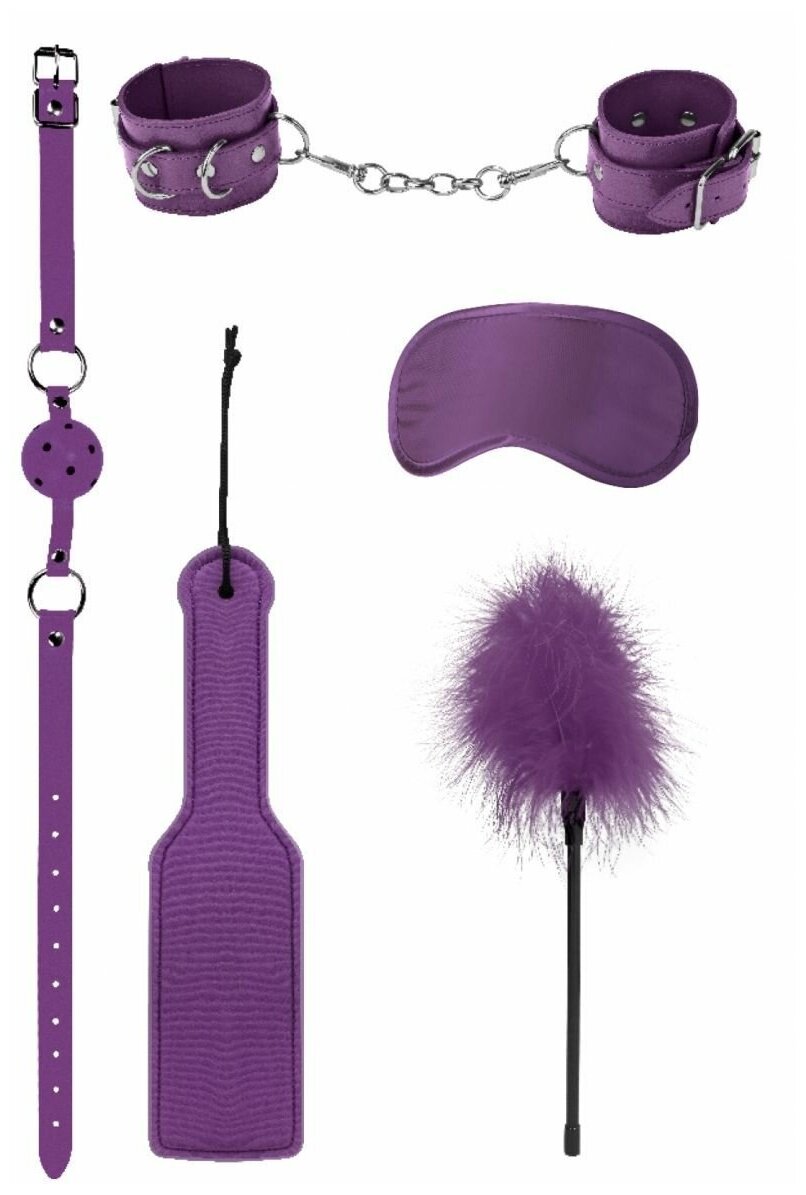 Фиолетовый игровой набор БДСМ Introductory Bondage Kit №4 — купить в ...