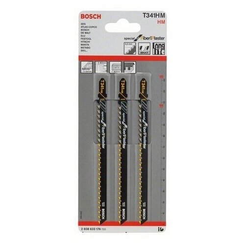 Полотно для лобзика (106 мм; 3 шт T341HM Bosch 2608633176